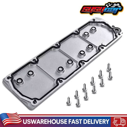 SUSUCAR LS Gen 4 NON-AFM DOD Valley Cover Block Off Plate for Chevy Silverado GM 5.3L 6.0L 6.2L Replace#12598832