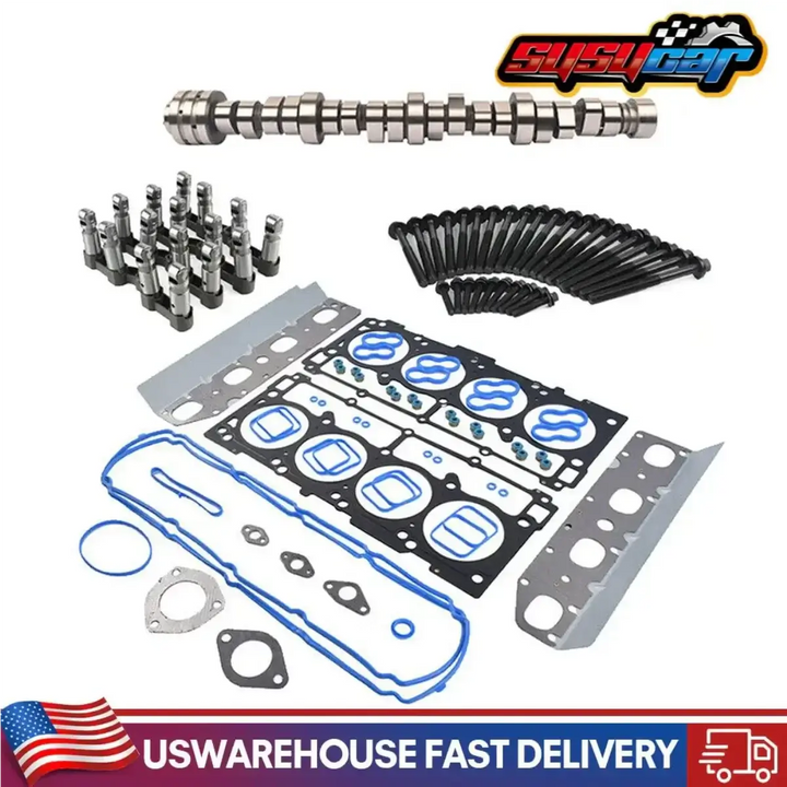 SUSUCAR 4 Piece Upper Engine Camshaft & Lifters Kit Non-MDS Heavy Duty Performance Repair Set Ram 2500 / 3500 5.7L HEMI 2011–2015