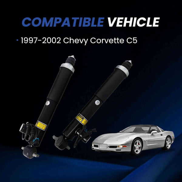 Shock & StrutsPair Front Shock Absorber Struts w/ Adaptive for 1997–2002 Chevy Corvette C5 – Replace 22064825 22064826 22064812 22064813