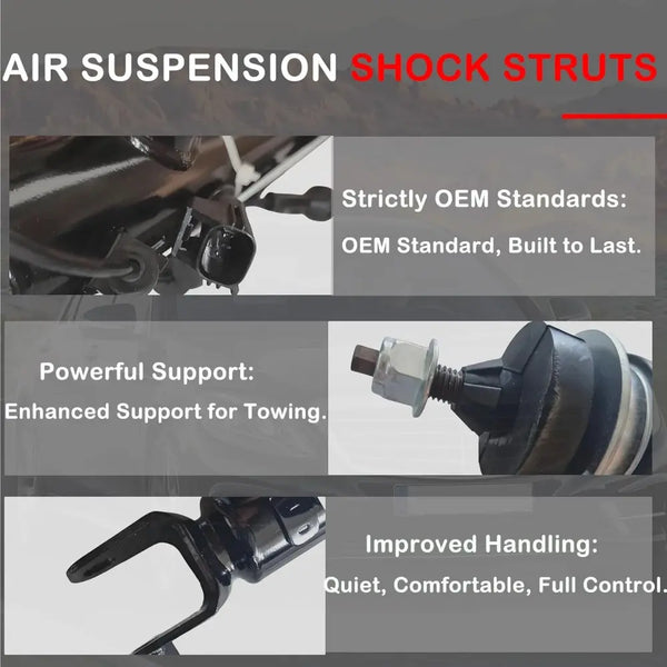 Shock & StrutsPair Rear Shock Absorbers Assembly w/Electronic Suspension Lincoln MKT 3.5L 3.7L 2013-2019