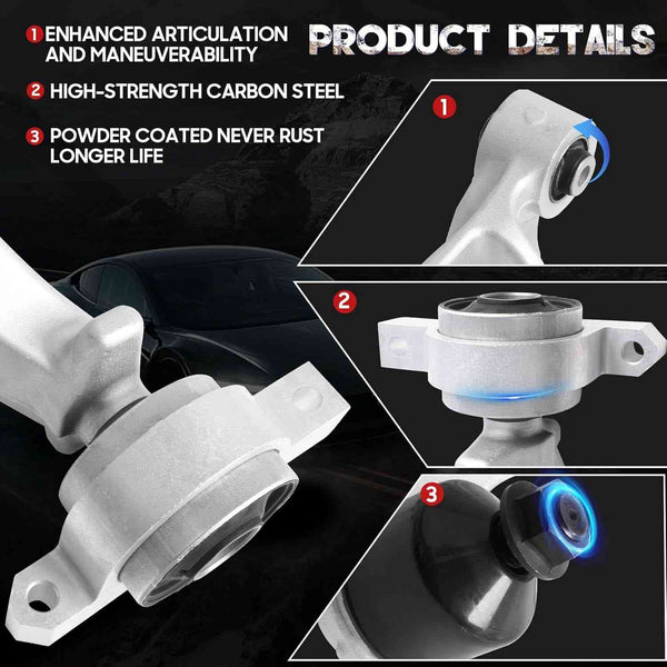 2PCS Front Lower Control Arms with Ball Joints for Infiniti Q50 Q60 EX35 EX37 QX50 / Nissan 370Z RWD (2009–2020) – Replace 54501-1BD2B & 54500-1BD2B