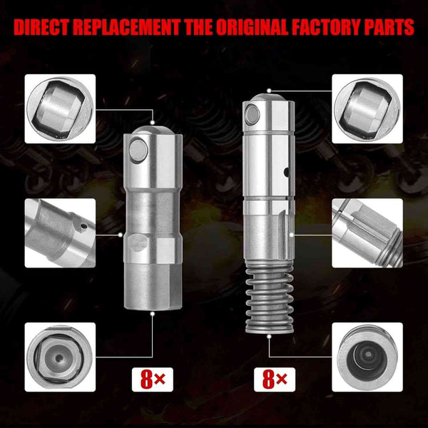 SUSUCAR 16 Pcs Hydraulic Roller Lifters for 2007-2013 Chevy GMC Cadillac Buick 4.8L 5.3L 6.0L 6.2L AFM Roller Valve Lifters