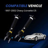 Front F45 Electronic Shock Absorbers for 1997-2002 Chevrolet Corvette C5 5.7L V8 with factory F45 - vehicle fitment