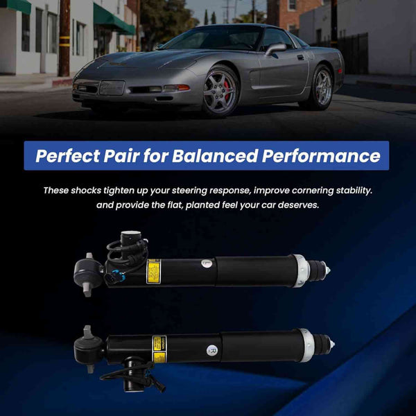 Front F55 Magnetic Ride Shock Absorbers for 2003-2004 Chevrolet Corvette C5, 2005-2013 Chevrolet Corvette C6 and 2004-2009 Cadillac XLR - ride control overview