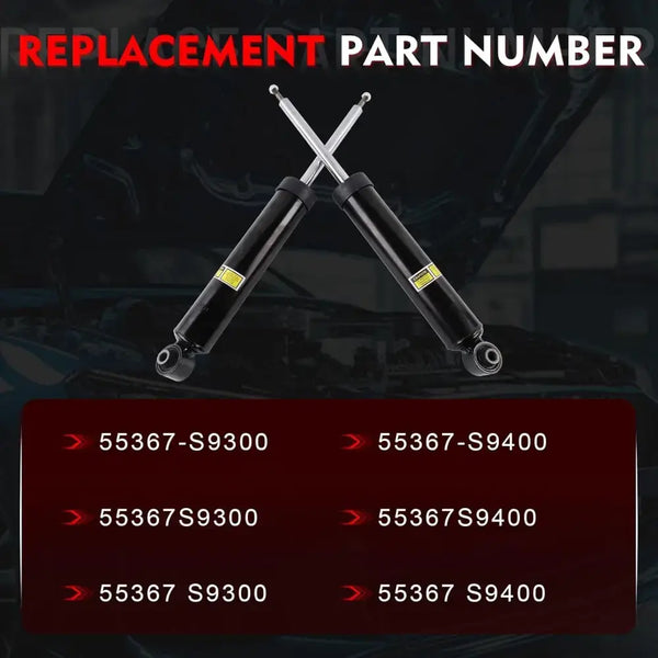 Hyundai Palisade Rear Self-Leveling Shocks with hydraulic leveling design