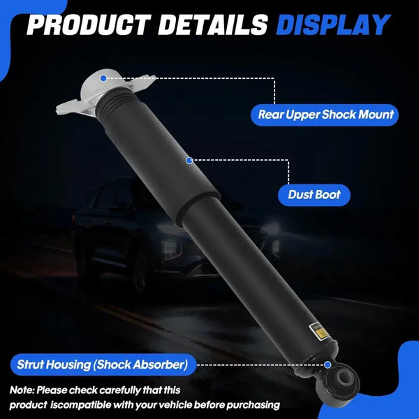 Kia Sorento Rear Self-Leveling Shocks with hydraulic leveling design