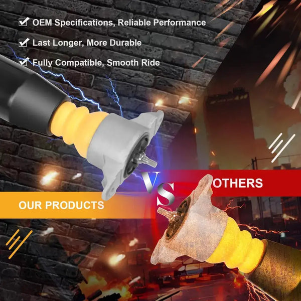Lincoln MKC Rear Electronic Shocks with protective dust boots