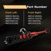 Toyota 4Runner Front X-REAS Shocks - hydraulic fitting detail
