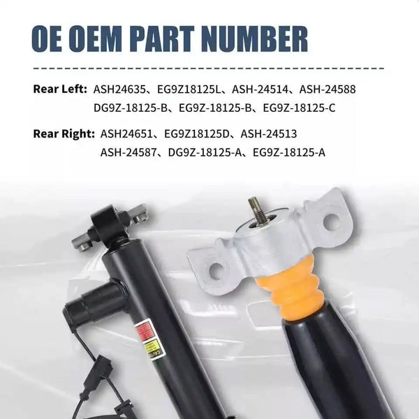 Front & Rear Electronic Strut & Shock Kit, Lincoln MKZ rear left and right shocks