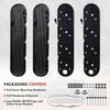 SUSUCAR Aluminum Finned Valve Covers for Chevy Small Block SB V8 293 325 376 427,Valve Covers w/Coil Mounts and Covers- Black LS1 LS2 LS3 LS6 LS7