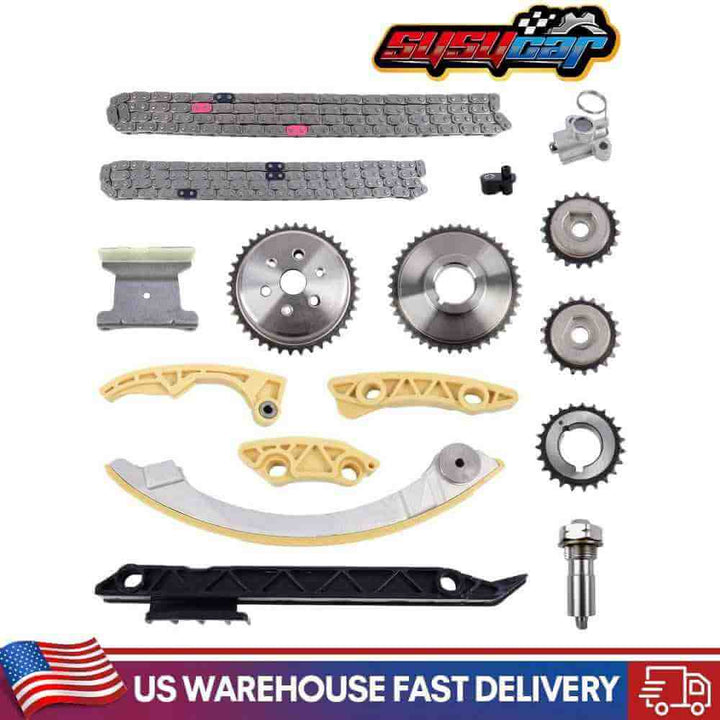 Timing Chain Kit for GM Ecotec 2.0L 2.2L 2.4L Engines for GMC Terrain, Chevrolet Equinox and Malibu