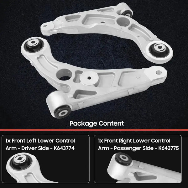 Jeep Cherokee Front Lower Control Arm Kit - OE 68439686AA and 68439687AA