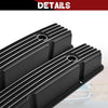 SUSUCAR New Black Aluminum Tall Valve Covers for Chevy SBC 1958-1986 283 302 305 327 350 383 400