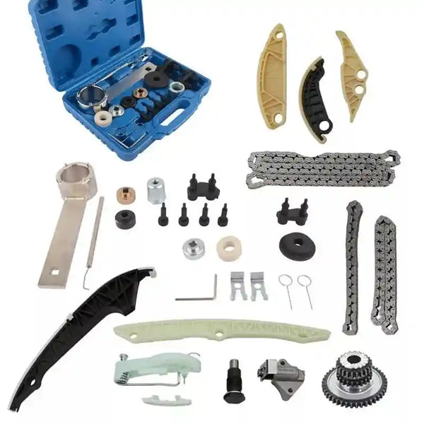 Audi VW Timing Chain Kit with Tool Set for A3 A4 A5 A6 Q3 Q5 TT Beetle CC Eos Golf GTI Jetta Passat and Tiguan