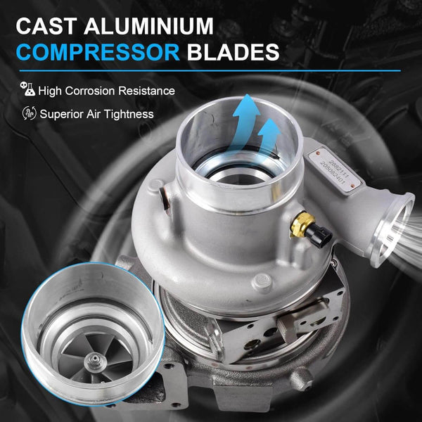 SUSUCAR Turbocharger For Holset Cummins Various ISX15 ISX QSX Series Engine 2005-2015 HE400VG HE451VE