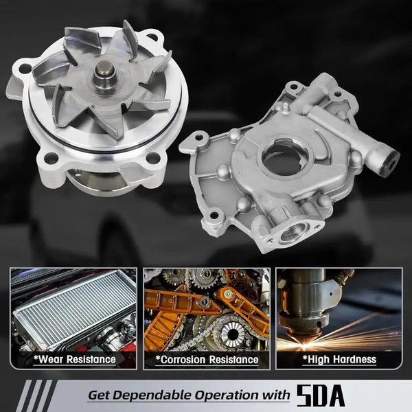 5.4L Engin Timing Chain Kit with Oil Pump & Water Pump for Ford F-150 F-250 Expedition 5.4L 2004-2008