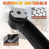 Front Differential Carrier Mounting Bracket Set - bracket bushing and black finish detail