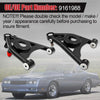 Front Lower Tubular Control Arms for G-Body and S10 2WD tubular steel construction