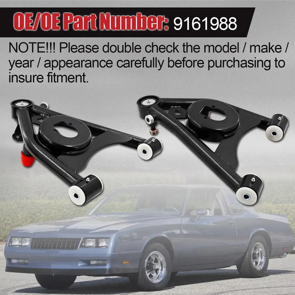 Front Lower Tubular Control Arms for G-Body and S10 2WD tubular steel construction