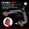 Upper Drop Alignment Control Arms for Silverado Sierra 1500 2WD grease fitting detail