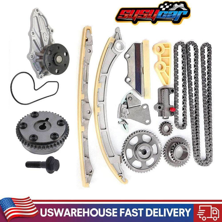 SUSUCAR Timing Chain Kit For 2010-2011 CR-V 2.4L engine 2008-2012 Honda Accord Timing Chain and Water Pump Kit