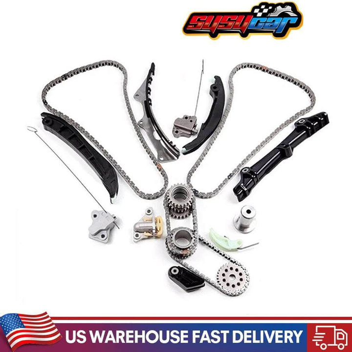 SUSUCAR Timing Chain Kit For Chrysler Dodge Jeep Ram 1500 Grand Cherokee 3.6L Pentastar 2011-2015 Replacements#5184357AE