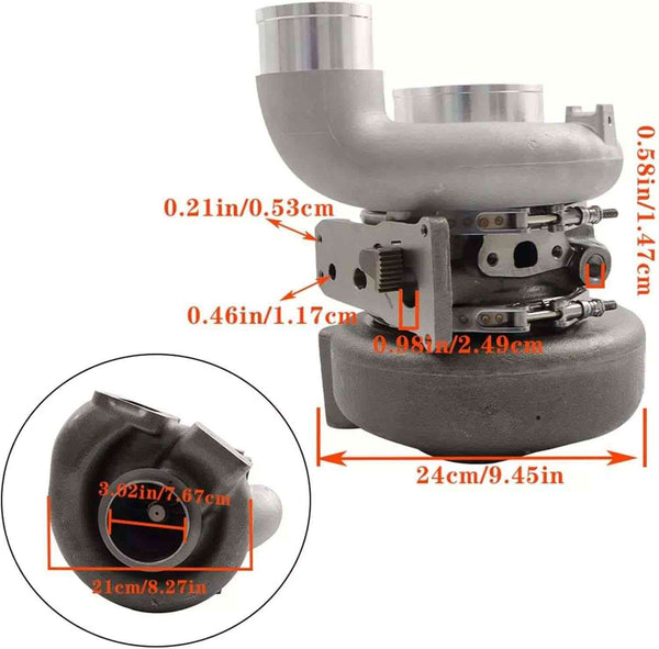 Turbocharger for Dodge Ram Diesel ISB 6.7L Cummins Truck HE300VG 2018-2018 Turbo