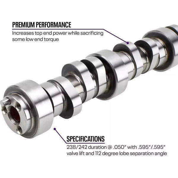 Camshaft KiCamshaft E-1841-P Sloppy Stage 3 .595" Springs+Gasket+Bolt Kit for Chevy LS1 CAM Camshaft kit