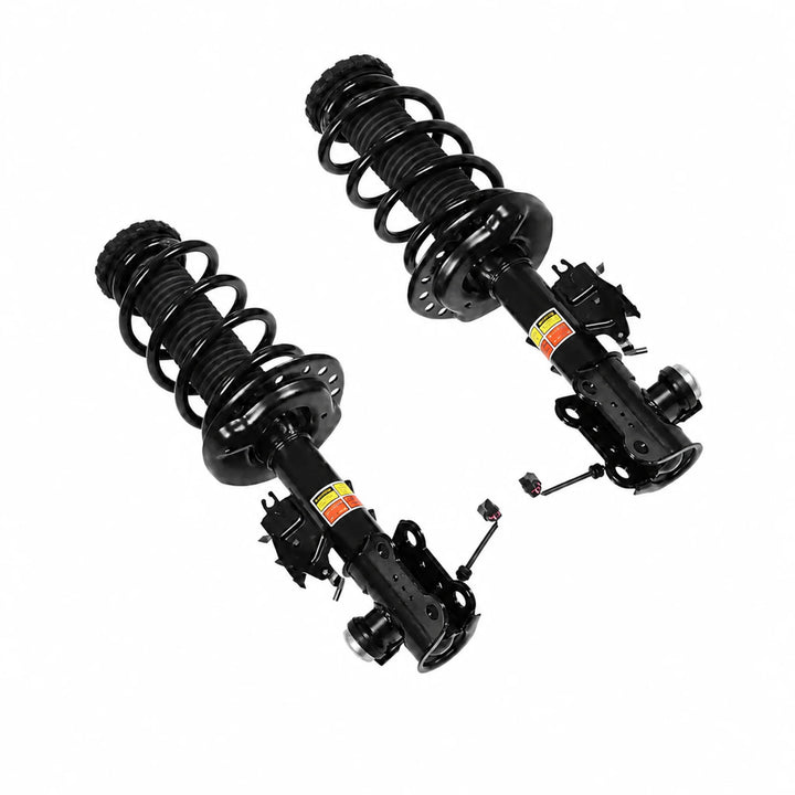 Pair of front electronic loaded strut assemblies for 2011-2016 Cadillac SRX