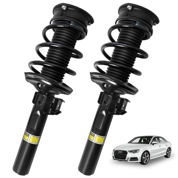 Pair of front magnetic ride strut assemblies for Audi A3 S3 RS3