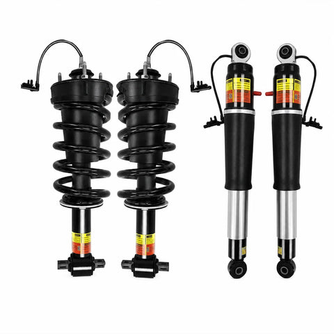 Four-piece front MRC strut and rear air-lift shock kit for 2015-2020 Cadillac Escalade