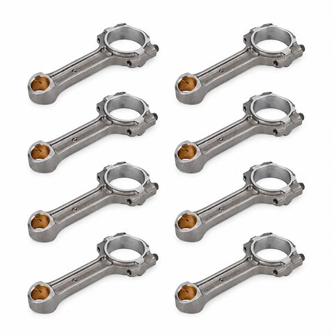 Connecting Rod - Set of 8 Floating Pin s w Bushings for Chevy